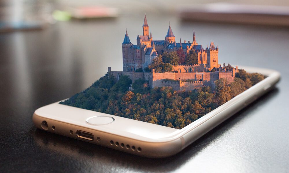 mobile phone, smartphone, hohenzollern castle
